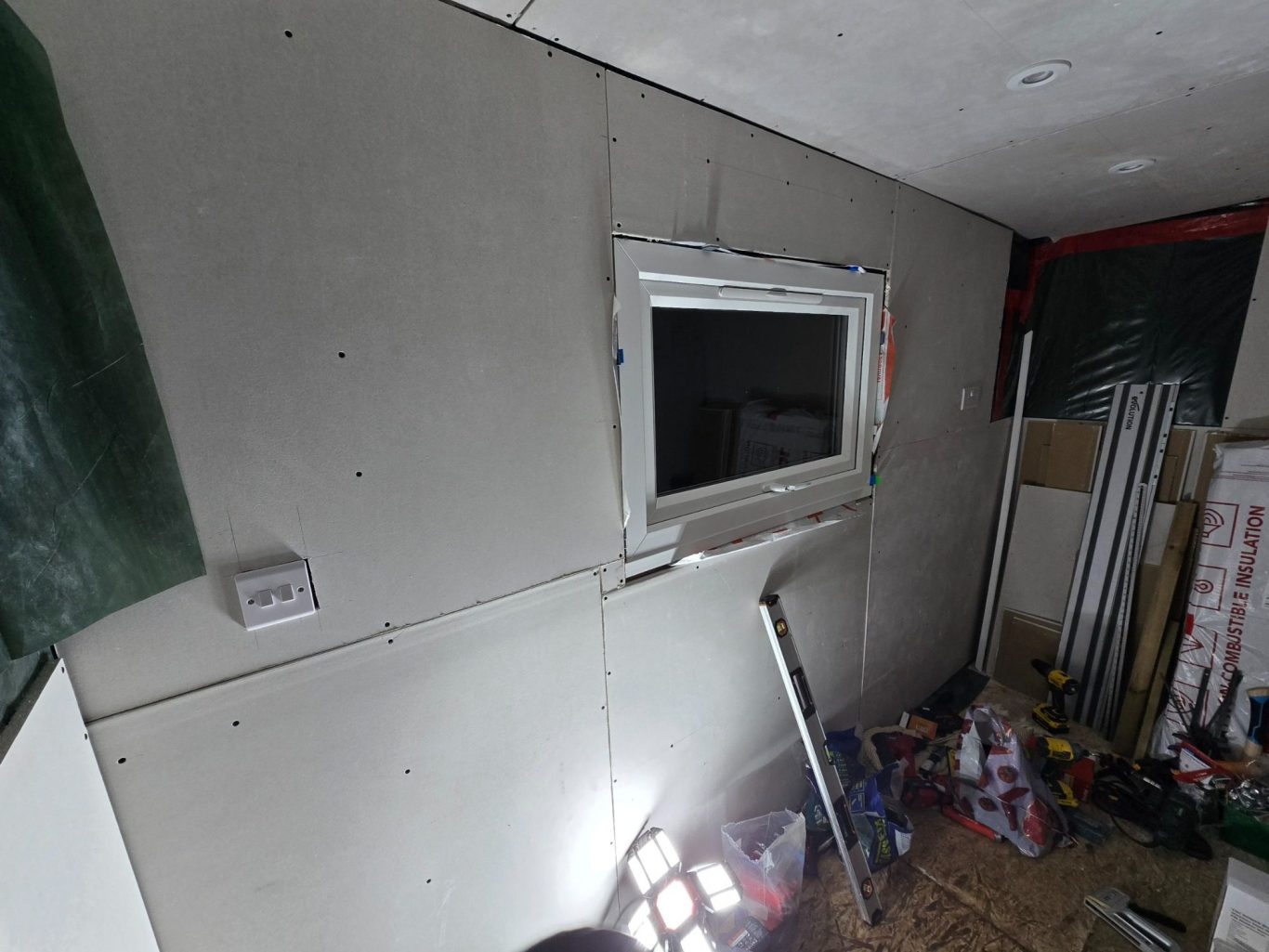 uPVC window installed